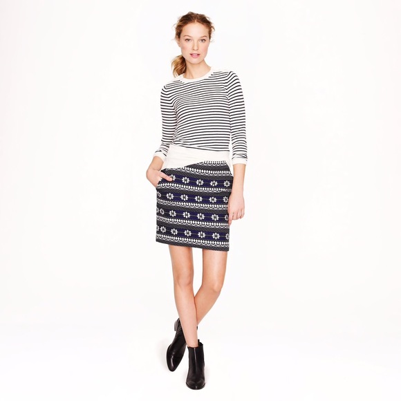 J. Crew Dresses & Skirts - J. Crew Mini Pencil Skirt Floral